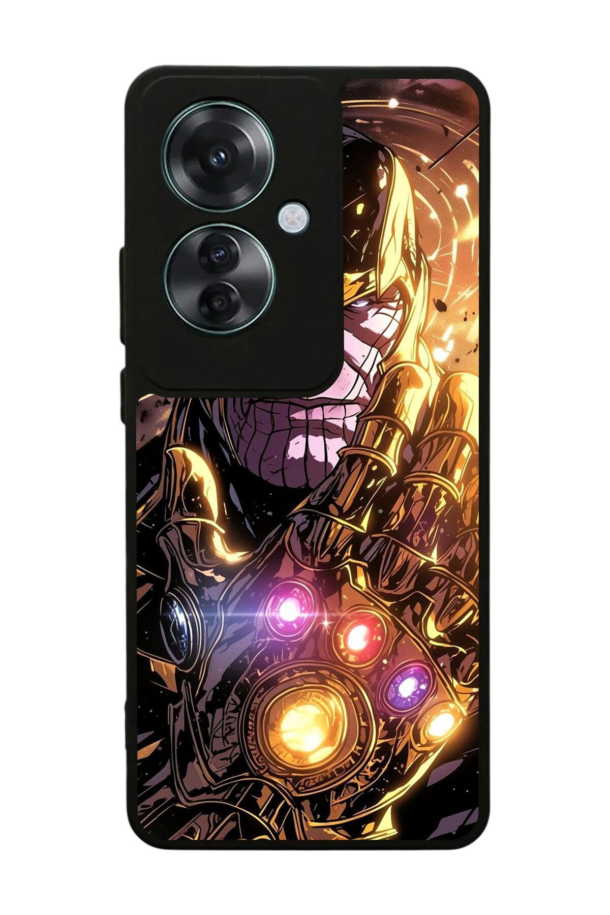 Oppo Reno 11F Uyumlu Thanos Tasarımlı Glossy Premium Kılıf