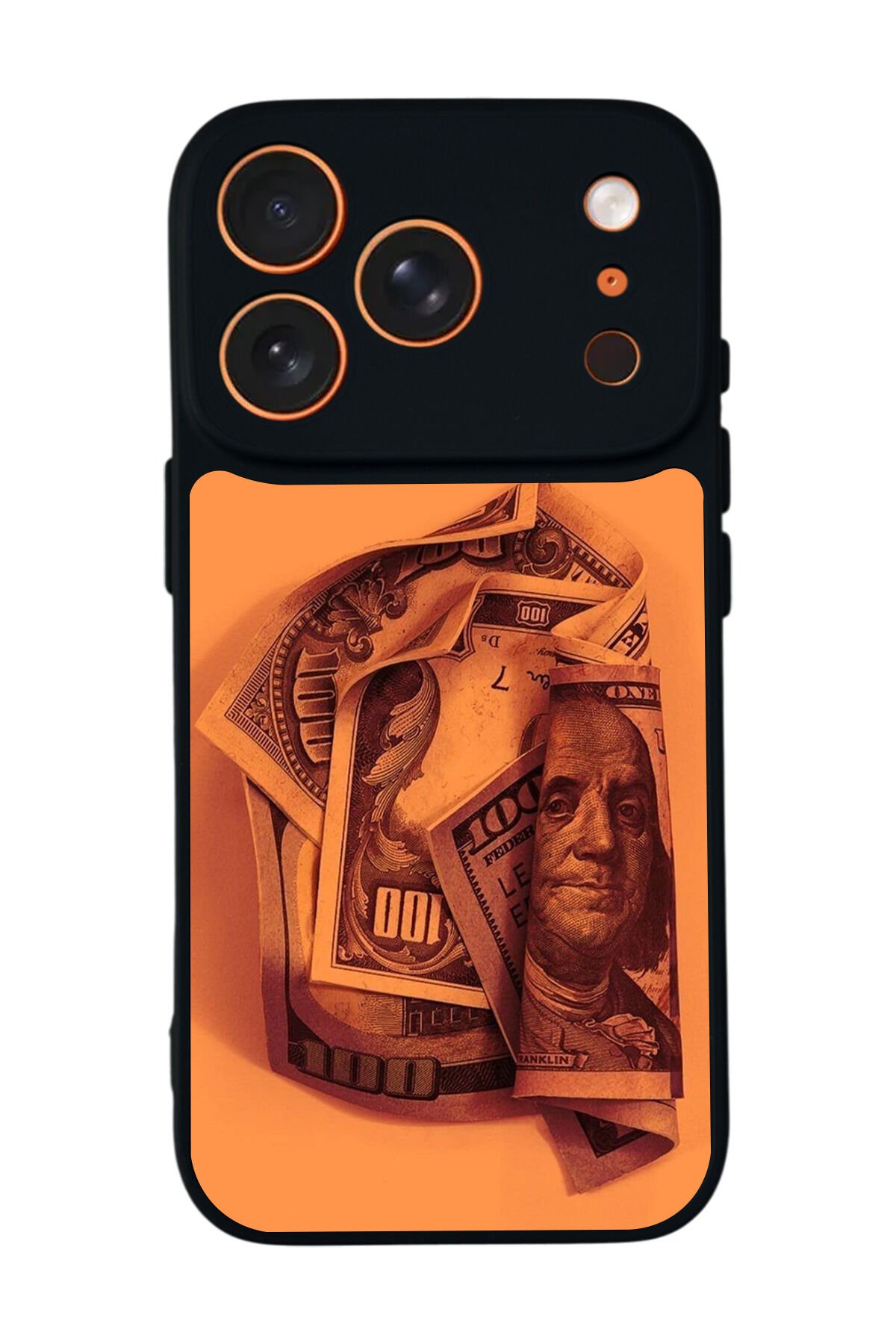 iPhone 17 Pro Uyumlu Money Para Tasarımlı Glossy Premium Kılıf