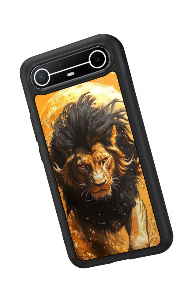 Tecno Spark Slim 5G Uyumlu Aslan Tasarımlı Glossy Premium Kılıf