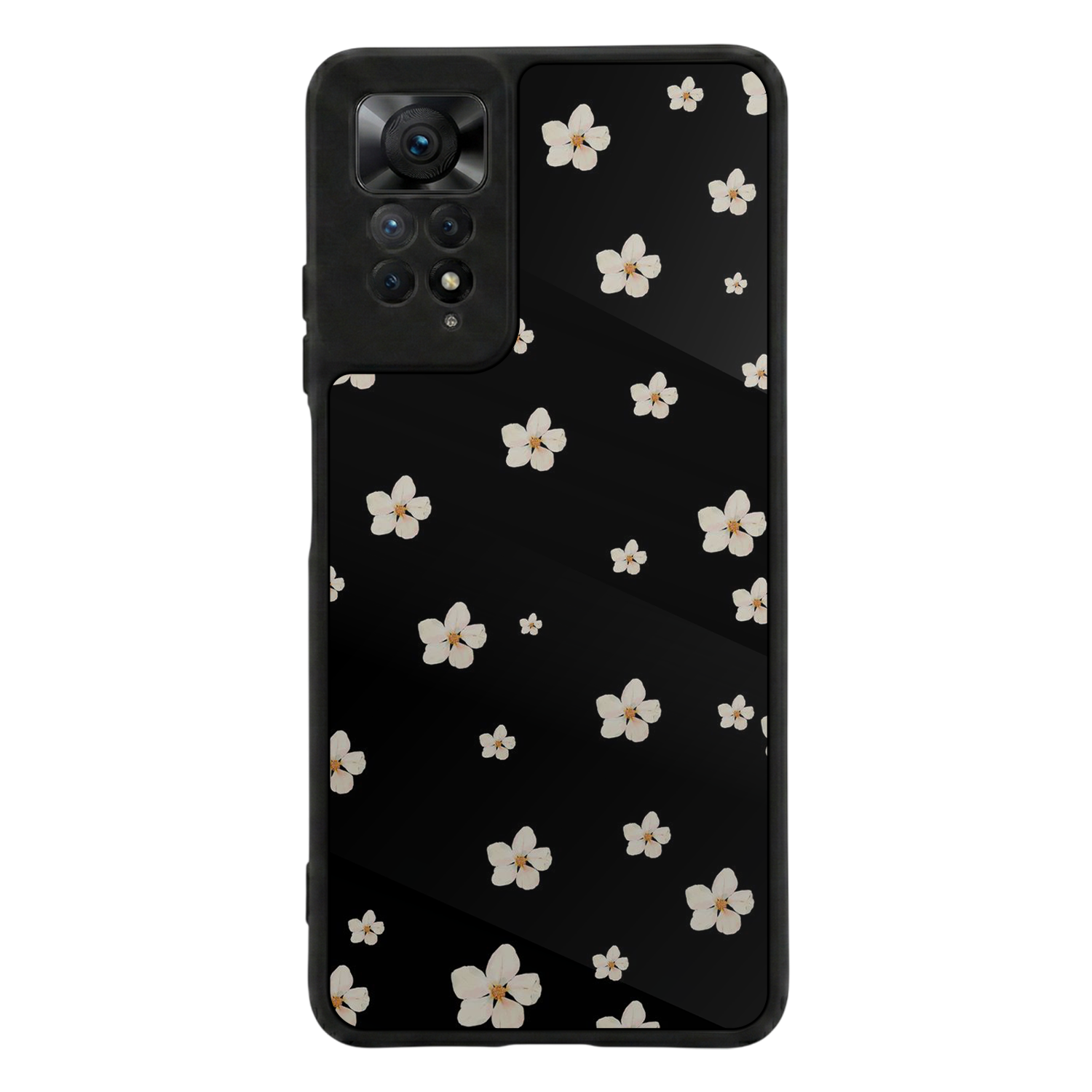 Xiaomi Redmi Note 12 Pro Uyumlu Cicek Tasarımlı Glossy Premium Kılıf