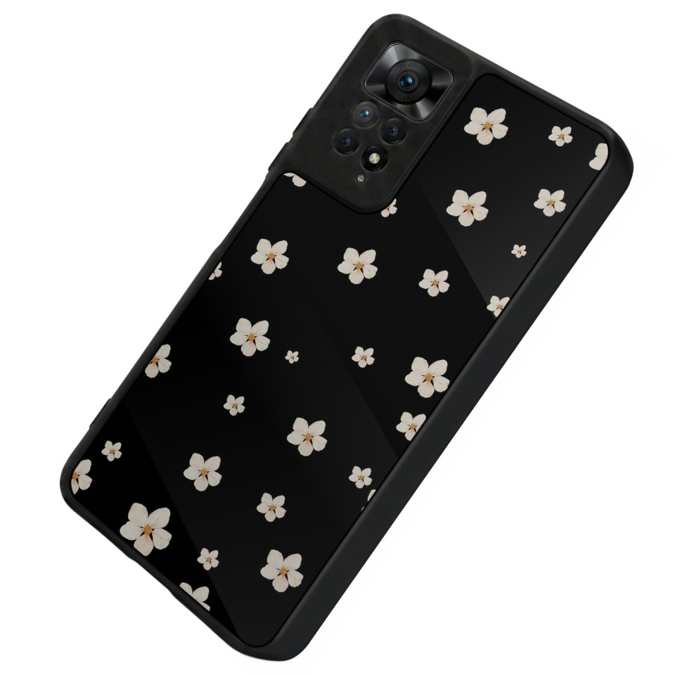 Xiaomi Redmi Note 12 Pro Uyumlu Cicek Tasarımlı Glossy Premium Kılıf