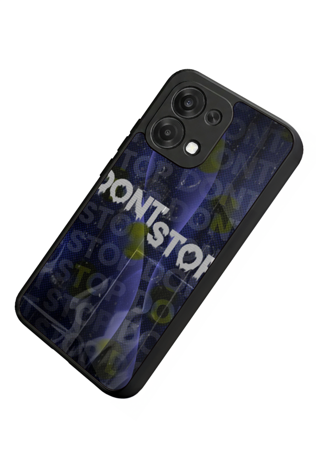Oppo A6 Pro Uyumlu Dont Stop Tasarımlı Glossy Premium Kılıf
