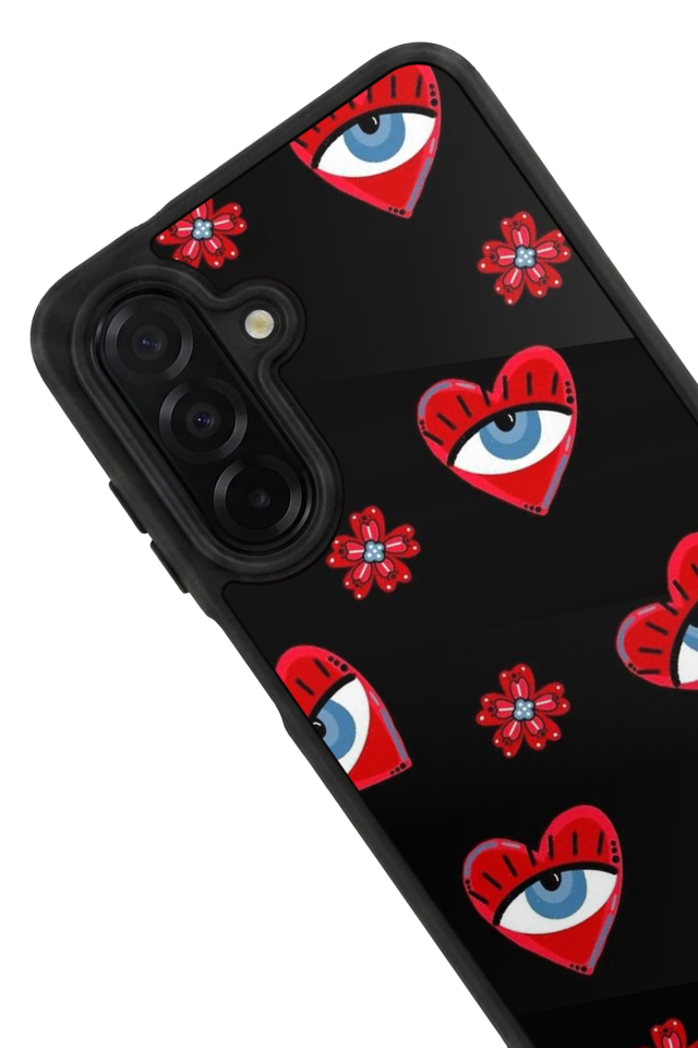 Samsung Galaxy A56 Uyumlu Göz Tasarımlı Glossy Premium Kılıf