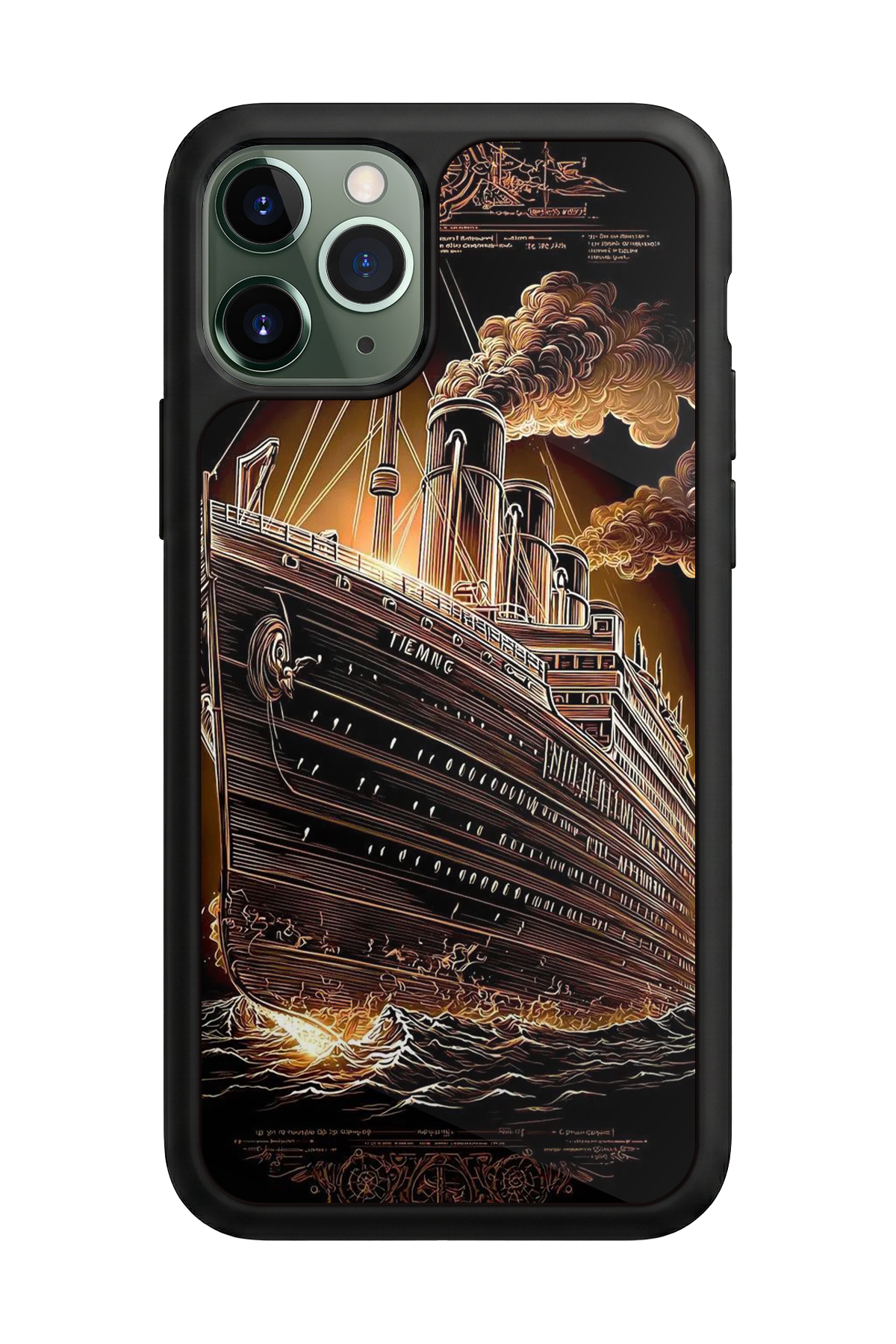 iPhone 11 Pro Uyumlu Korsan Tasarımlı Glossy Premium Kılıf