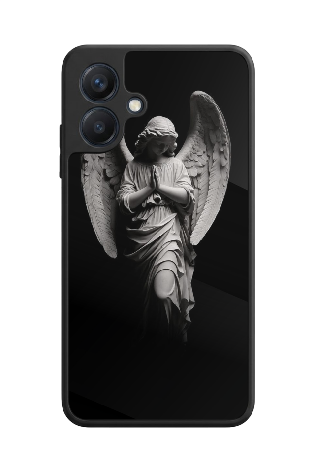 Samsung Galaxy A07 Uyumlu Melek Tasarımlı Glossy Premium Kılıf