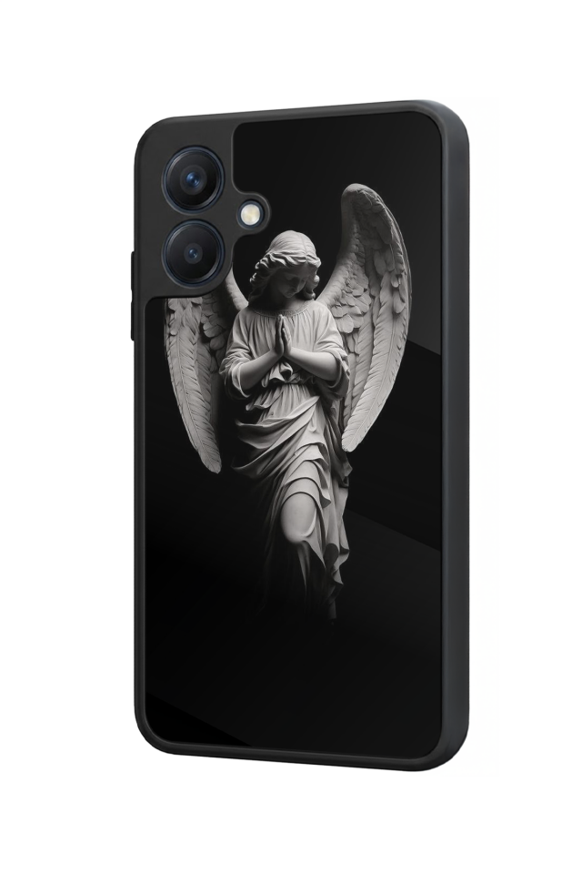 Samsung Galaxy A07 Uyumlu Melek Tasarımlı Glossy Premium Kılıf