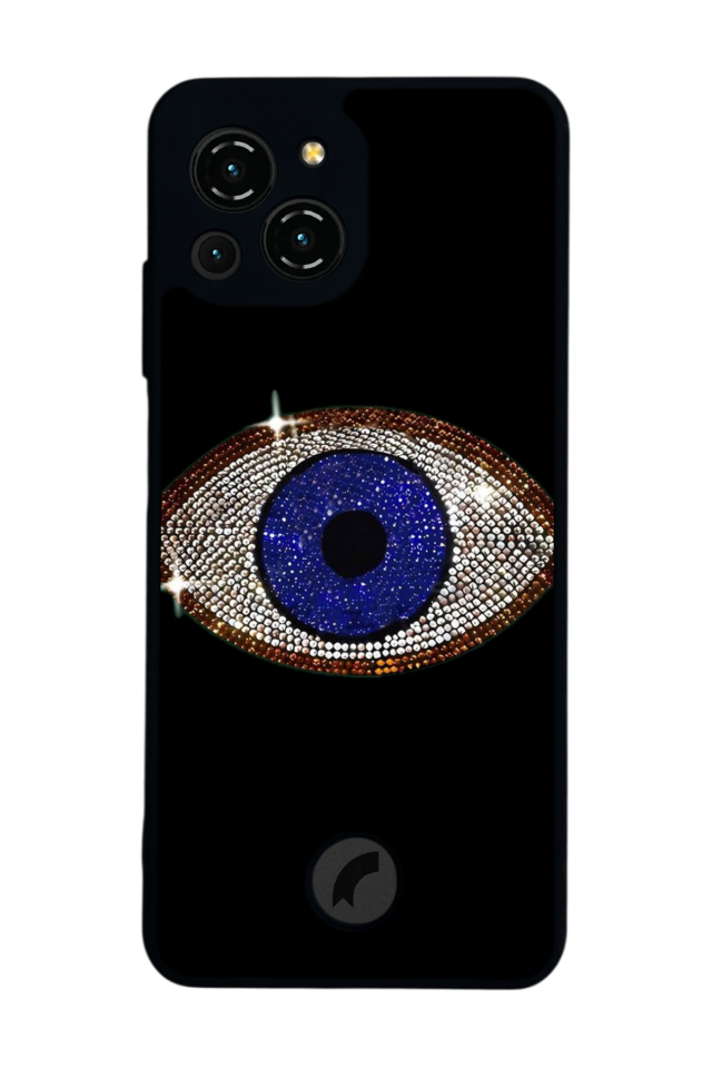 Reeder S23 Pro Max Uyumlu Nazar Tasarımlı Glossy Premium Kılıf