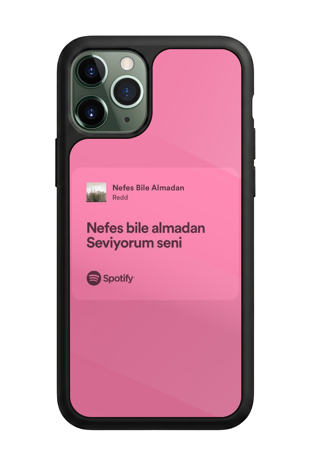 iPhone 11 Pro Max Uyumlu Sarki Sozleri Tasarımlı Glossy Premium Kılıf