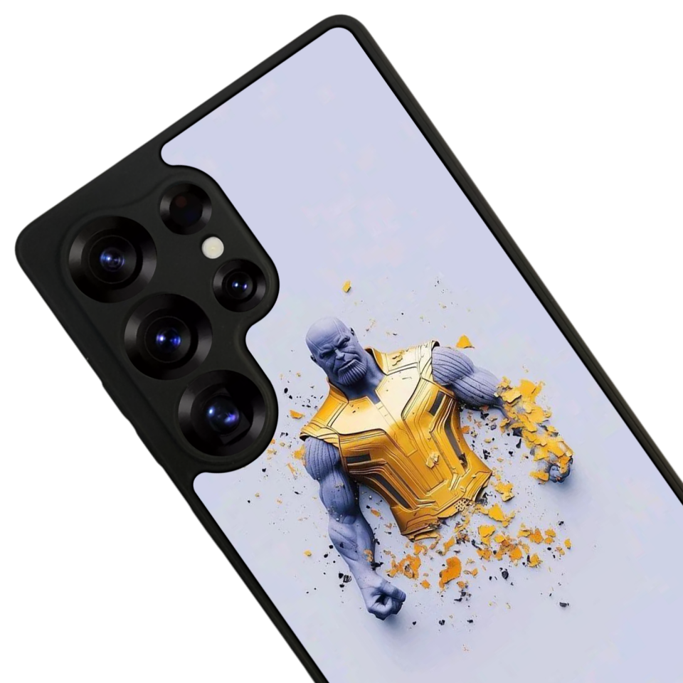 Samsung Galaxy S25 Ultra Uyumlu Thanos Tasarımlı Glossy Premium Kılıf