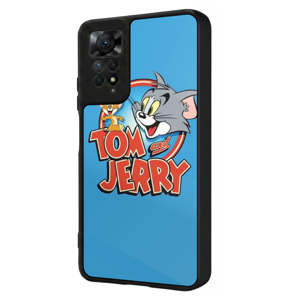 Xiaomi Redmi Note 11 Pro Uyumlu Tom And Jerry Tasarımlı Glossy Premium Kılıf