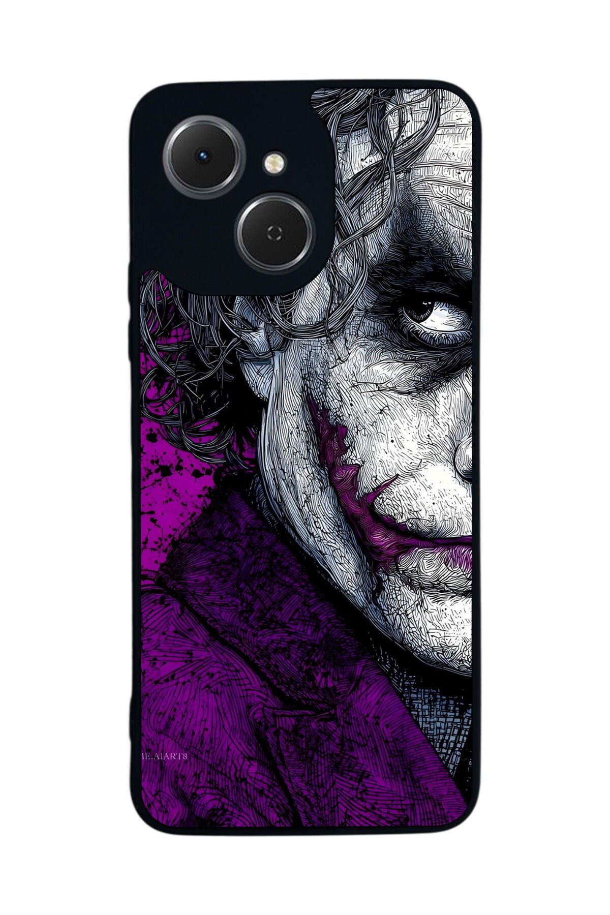 Tecno Spark 40C Uyumlu Joker Tasarımlı Glossy Premium Kılıf