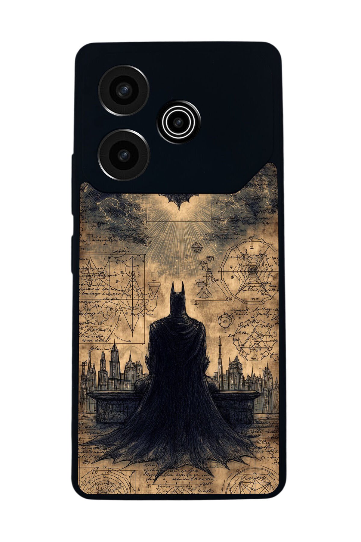 Tecno Pova 6 Uyumlu Batman Tasarımlı Glossy Premium Kılıf