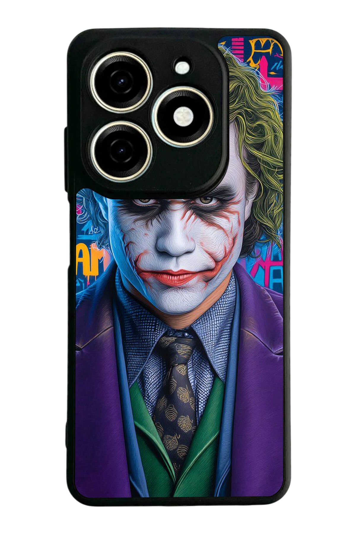 Infınıx Smart 8 Pro Uyumlu Joker Tasarımlı Glossy Premium Kılıf