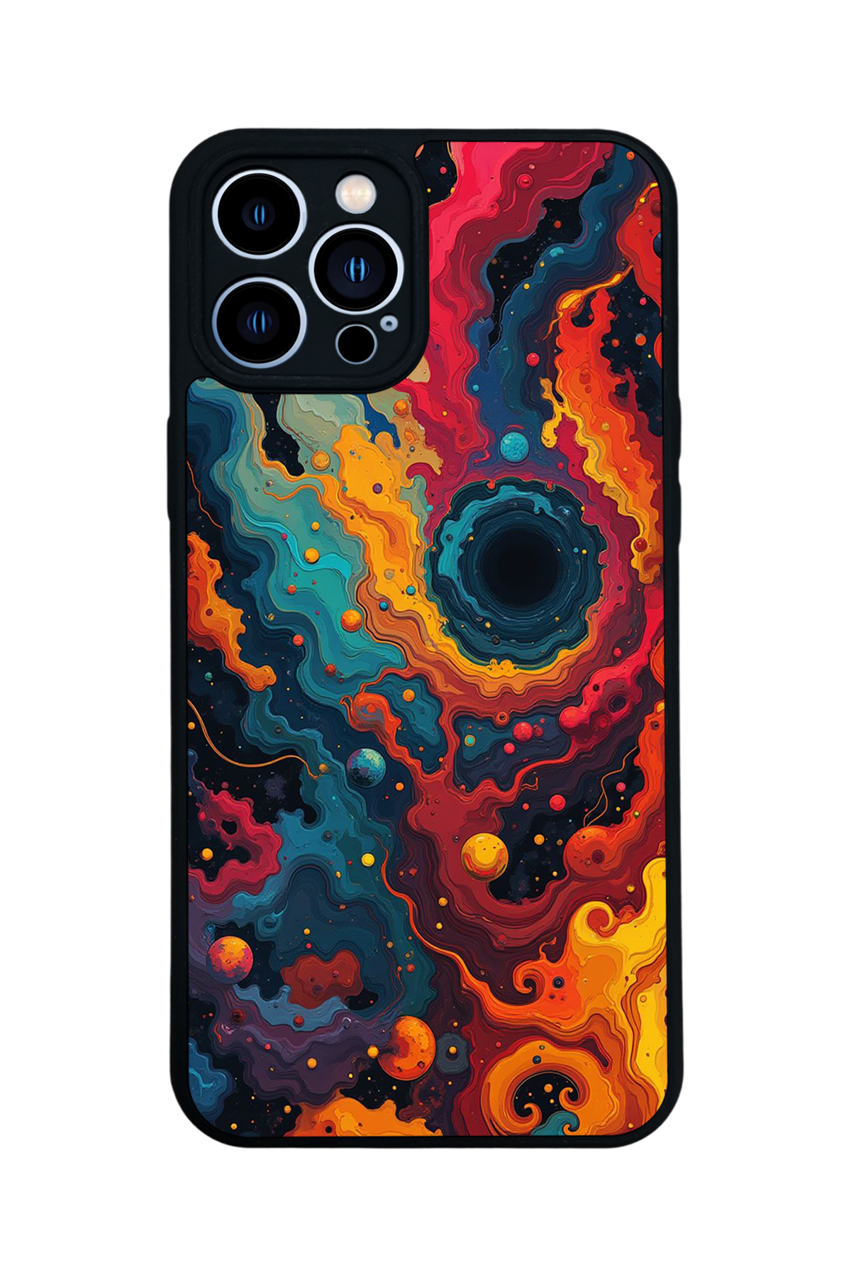 iPhone 12 Pro Max Uyumlu Abstract Tasarımlı Glossy Premium Kılıf