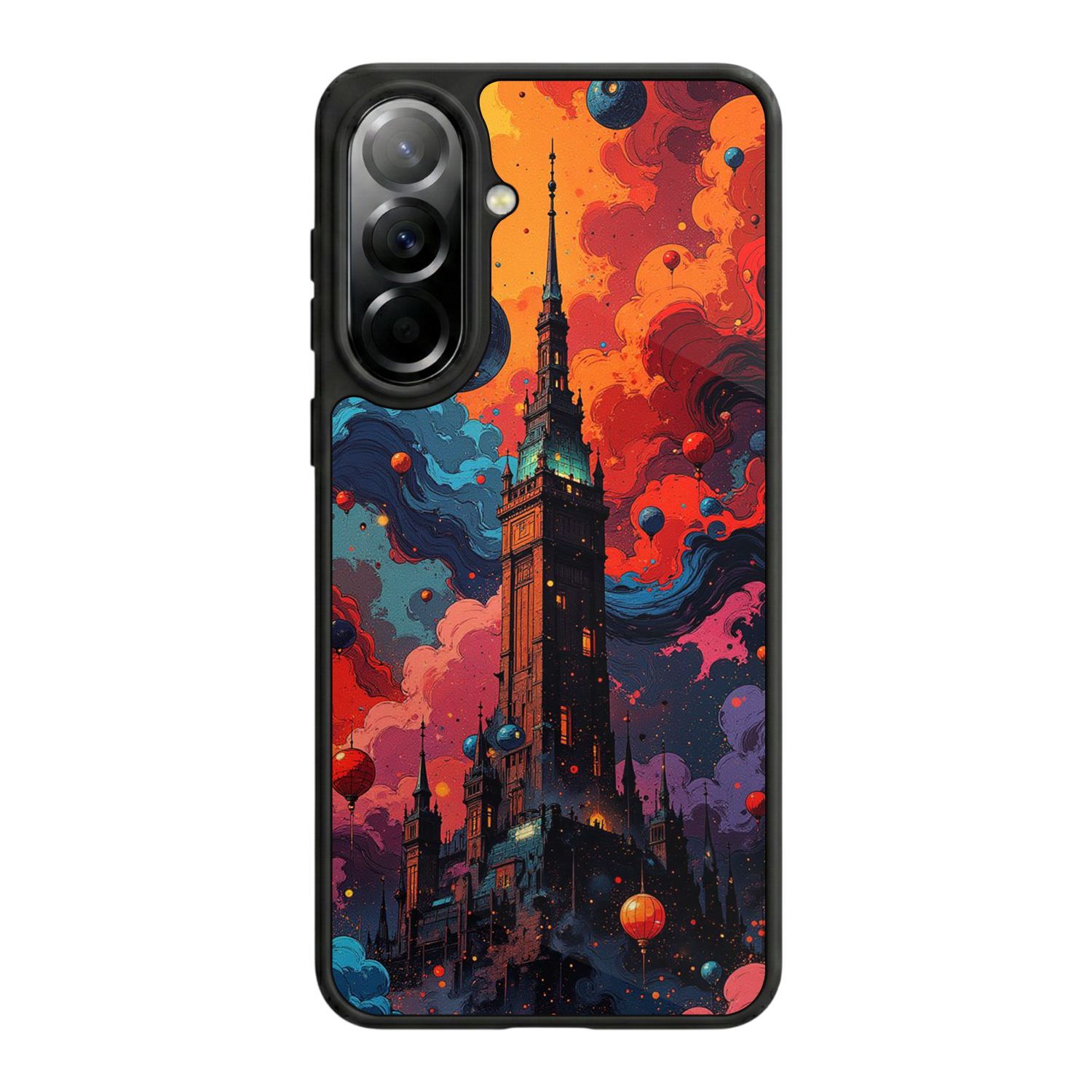 Samsung Galaxy A57 Uyumlu Abstract Tasarımlı Glossy Premium Kılıf