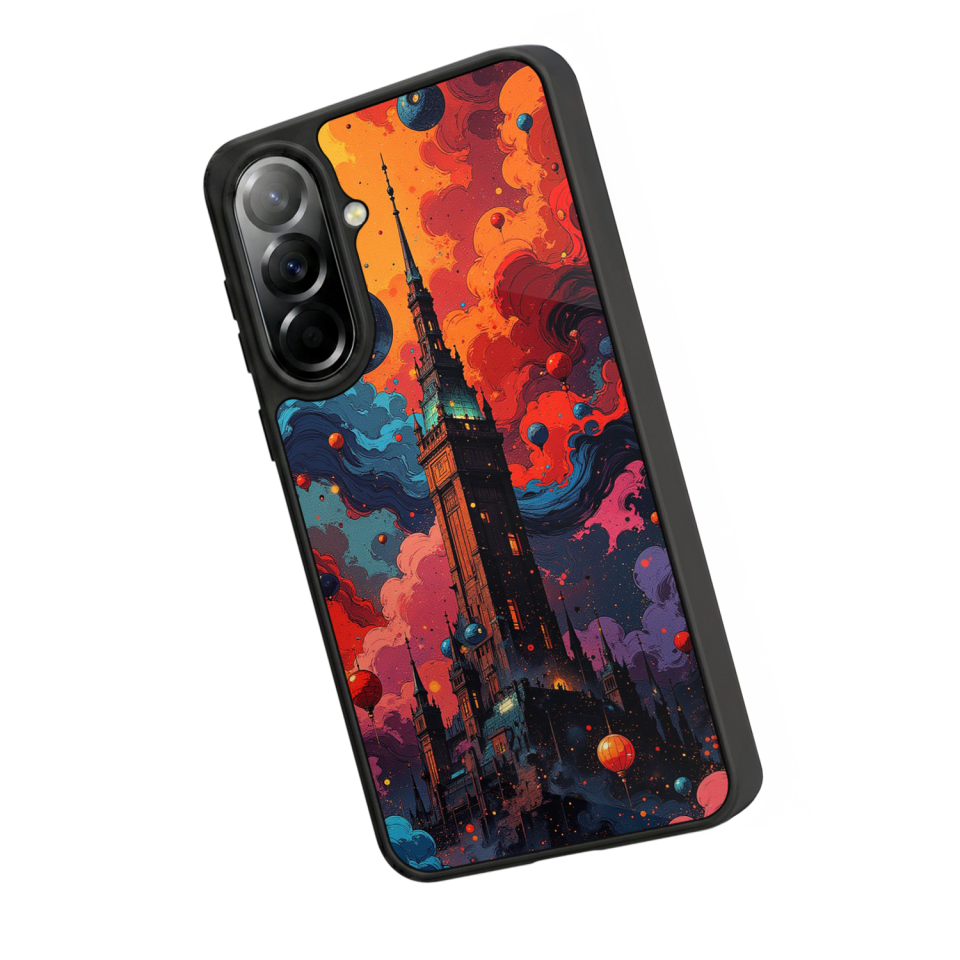 Samsung Galaxy A57 Uyumlu Abstract Tasarımlı Glossy Premium Kılıf