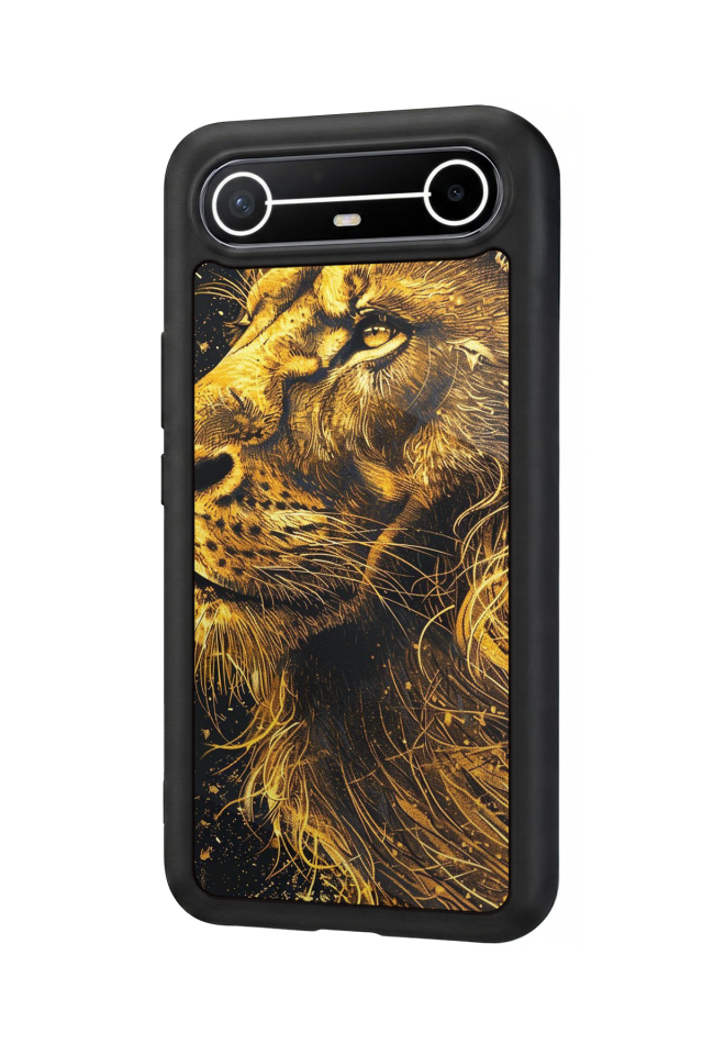 Tecno Spark Slim 5G Uyumlu Aslan Tasarımlı Glossy Premium Kılıf
