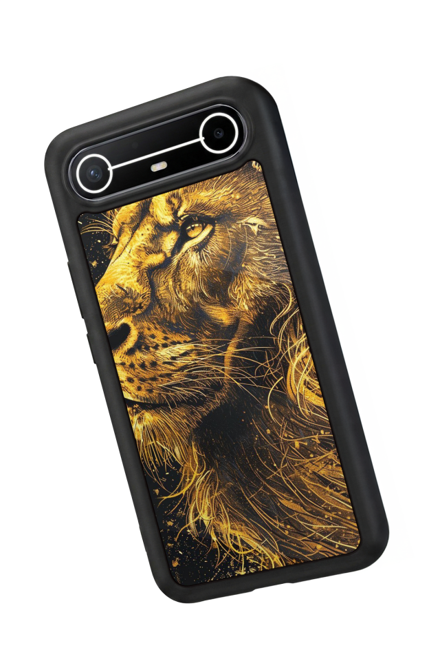 Tecno Spark Slim 5G Uyumlu Aslan Tasarımlı Glossy Premium Kılıf