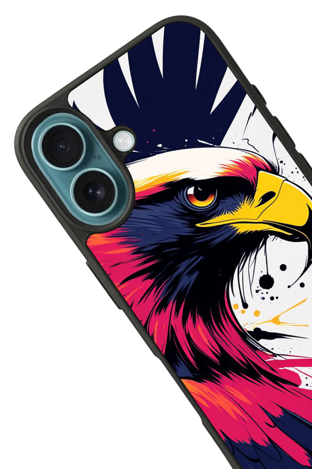 iPhone 16 Uyumlu Besiktas Tasarımlı Glossy Premium Kılıf