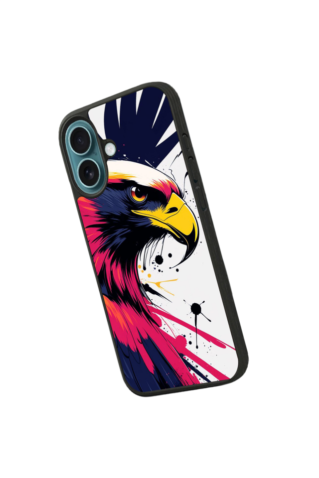 iPhone 16 Uyumlu Besiktas Tasarımlı Glossy Premium Kılıf