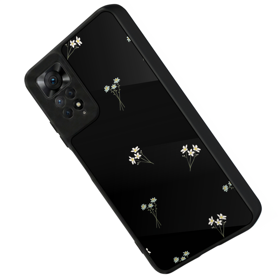 Xiaomi Redmi Note 12 Pro Uyumlu Cicek Tasarımlı Glossy Premium Kılıf