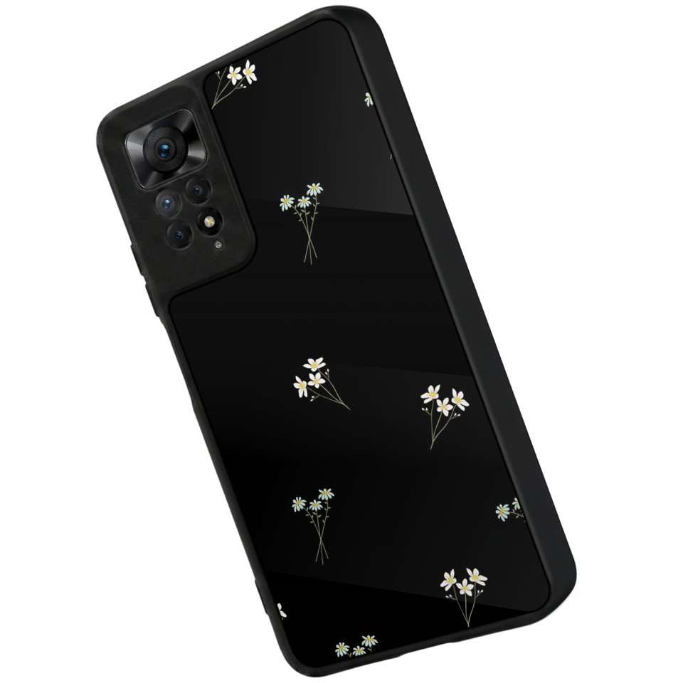 Xiaomi Redmi Note 12 Pro Uyumlu Cicek Tasarımlı Glossy Premium Kılıf