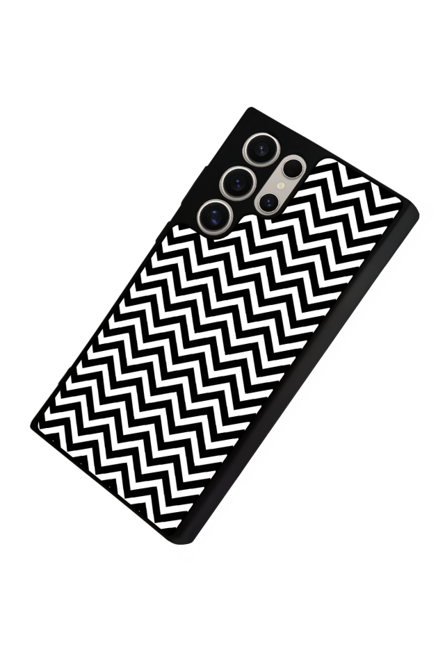 Samsung Galaxy S24 Ultra Uyumlu Çizgi Sanatı Tasarımlı Glossy Premium Kılıf