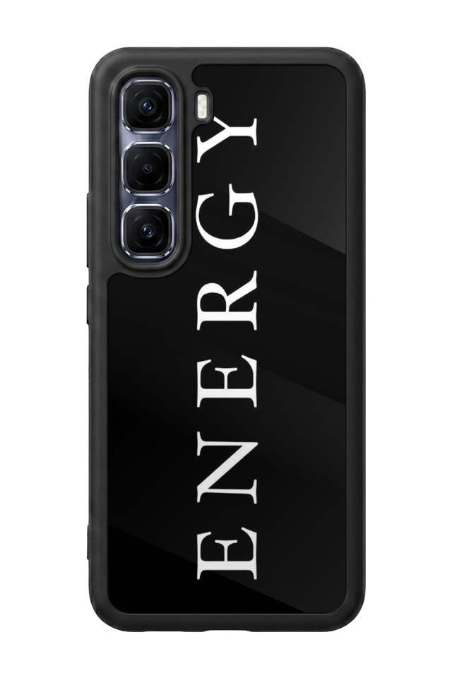 Infinix Hot 60 Pro Plus Uyumlu Energy Tasarımlı Glossy Premium Kılıf