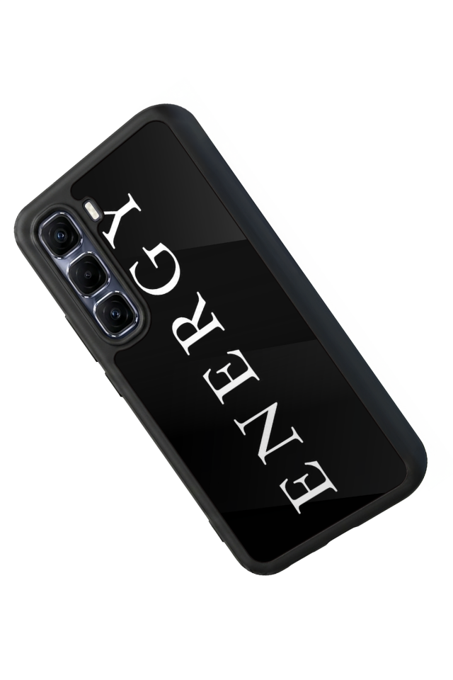 Infinix Hot 60 Pro Plus Uyumlu Energy Tasarımlı Glossy Premium Kılıf
