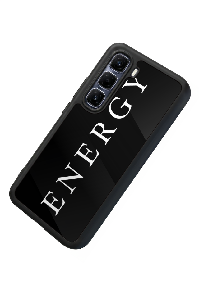 Infinix Hot 60 Pro Plus Uyumlu Energy Tasarımlı Glossy Premium Kılıf