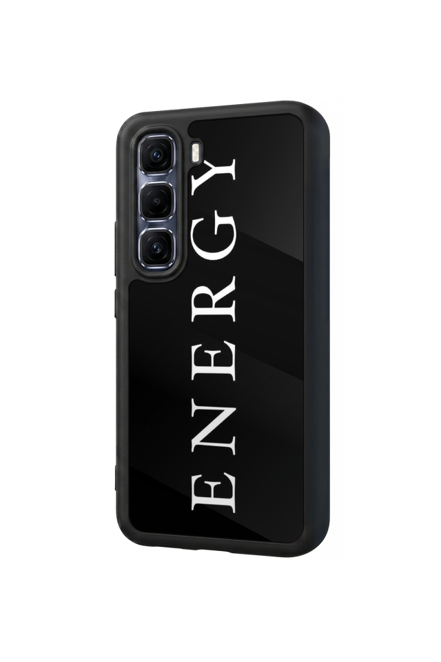 Infinix Hot 60 Pro Plus Uyumlu Energy Tasarımlı Glossy Premium Kılıf