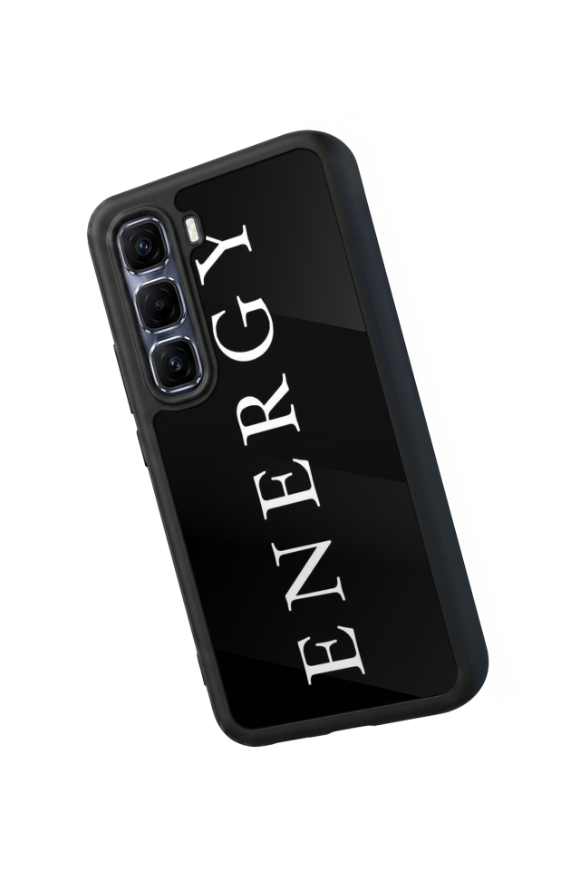 Infinix Hot 60 Pro Plus Uyumlu Energy Tasarımlı Glossy Premium Kılıf