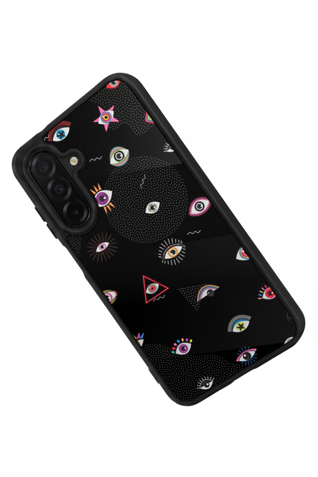 Samsung Galaxy A56 Uyumlu Göz Tasarımlı Glossy Premium Kılıf