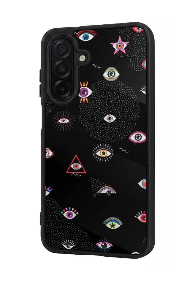 Samsung Galaxy A56 Uyumlu Göz Tasarımlı Glossy Premium Kılıf