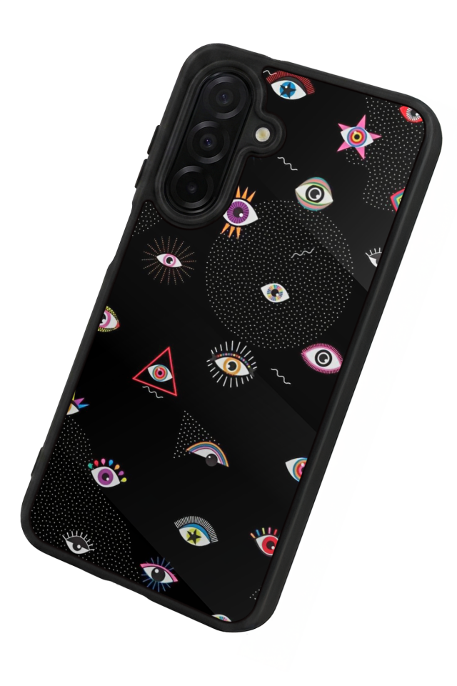 Samsung Galaxy A56 Uyumlu Göz Tasarımlı Glossy Premium Kılıf