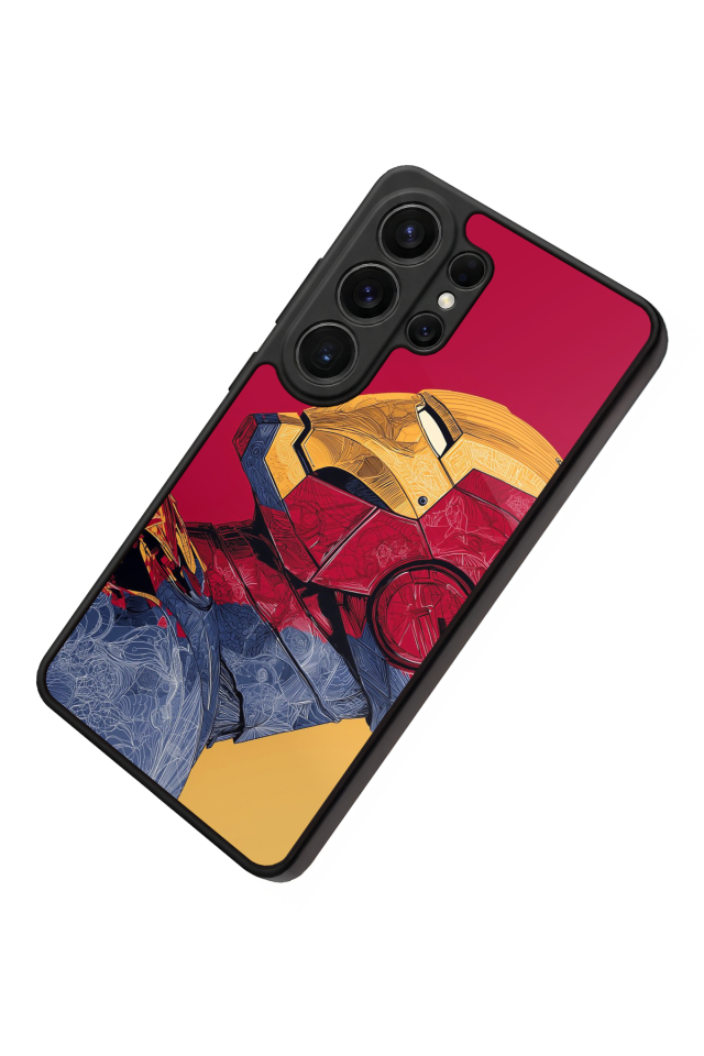 Samsung Galaxy S26 Ultra Uyumlu  Iron Man ( Demir Adam ) Tasarımlı Glossy Premium Kılıf