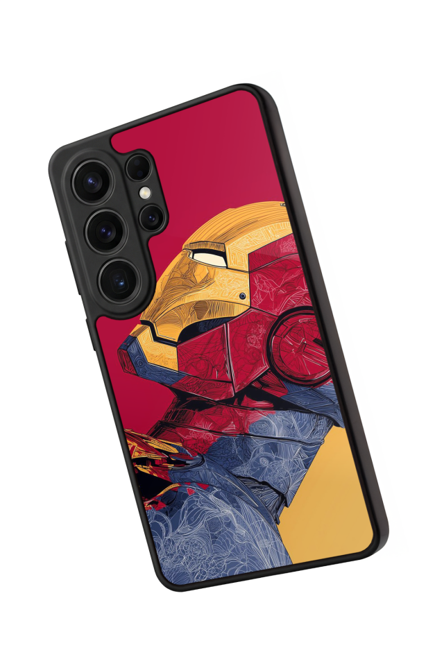 Samsung Galaxy S26 Ultra Uyumlu  Iron Man ( Demir Adam ) Tasarımlı Glossy Premium Kılıf