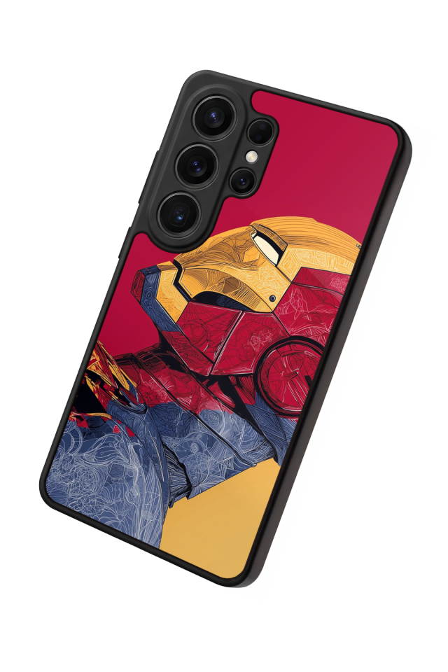Samsung Galaxy S26 Ultra Uyumlu  Iron Man ( Demir Adam ) Tasarımlı Glossy Premium Kılıf