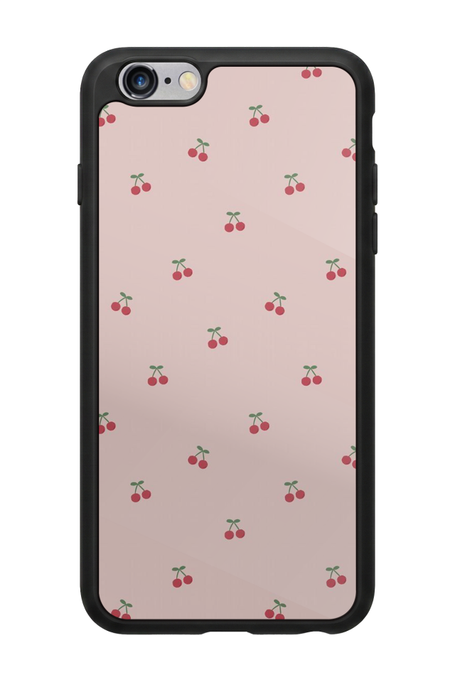 iPhone 6 Plus Uyumlu Kiraz Tasarımlı Glossy Premium Kılıf
