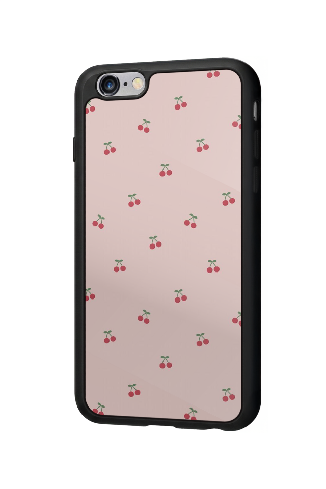 iPhone 6 Plus Uyumlu Kiraz Tasarımlı Glossy Premium Kılıf