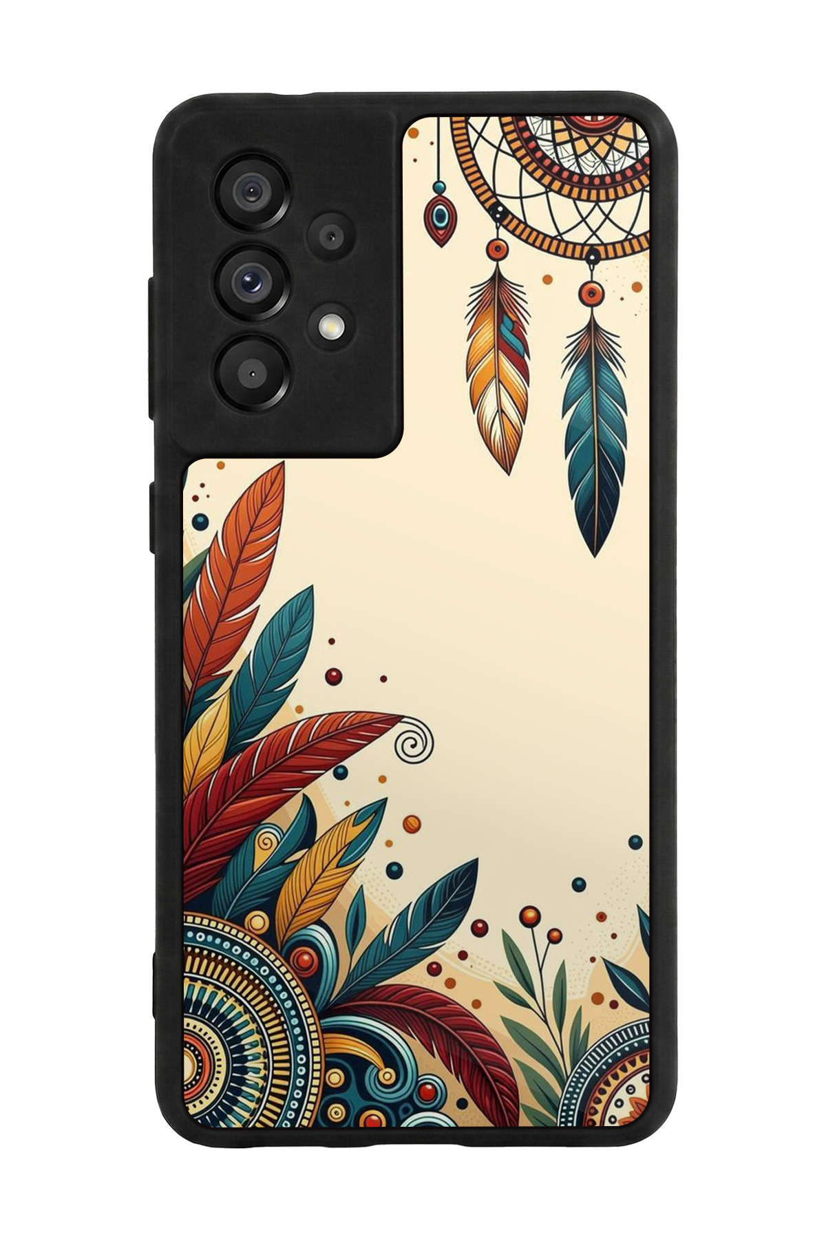 Samsung Galaxy A73 Uyumlu Mandala Tasarımlı Glossy Premium Kılıf