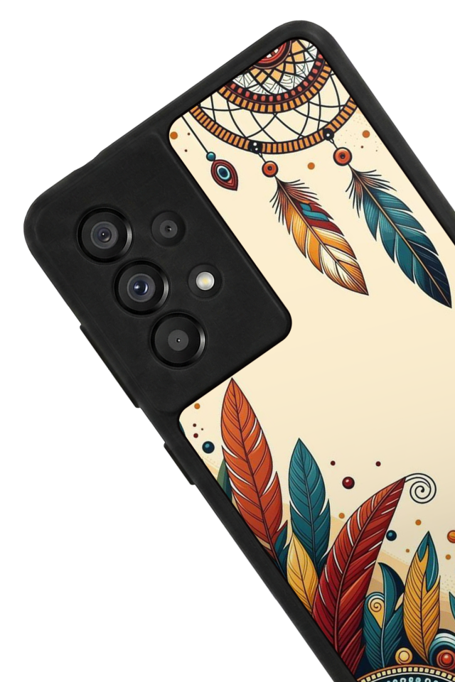 Samsung Galaxy A73 Uyumlu Mandala Tasarımlı Glossy Premium Kılıf