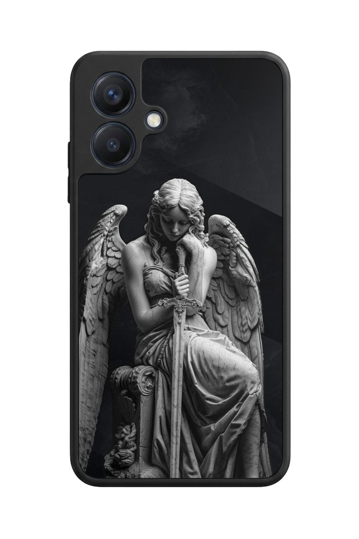 Samsung Galaxy A07 Uyumlu Melek Tasarımlı Glossy Premium Kılıf