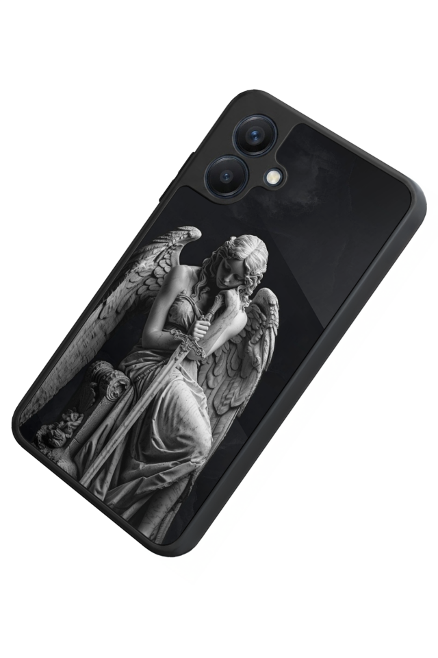 Samsung Galaxy A07 Uyumlu Melek Tasarımlı Glossy Premium Kılıf