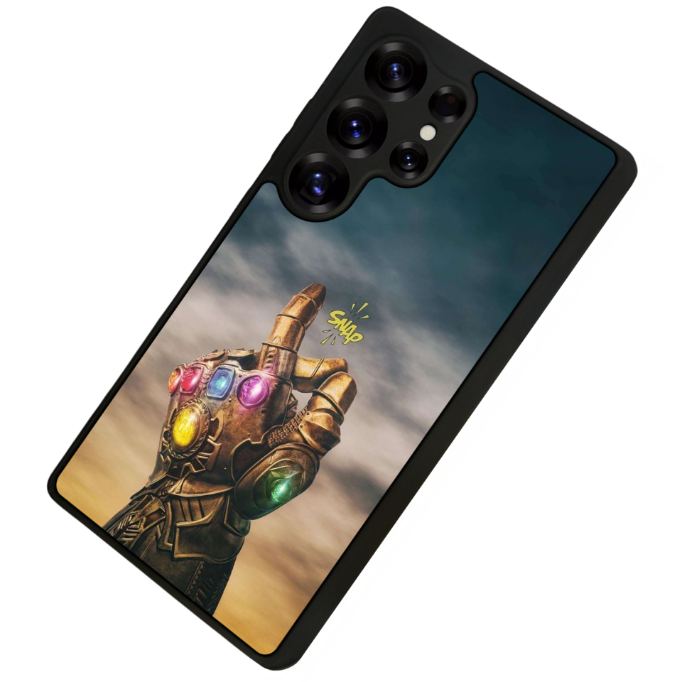 Samsung Galaxy S25 Ultra Uyumlu Thanos Tasarımlı Glossy Premium Kılıf
