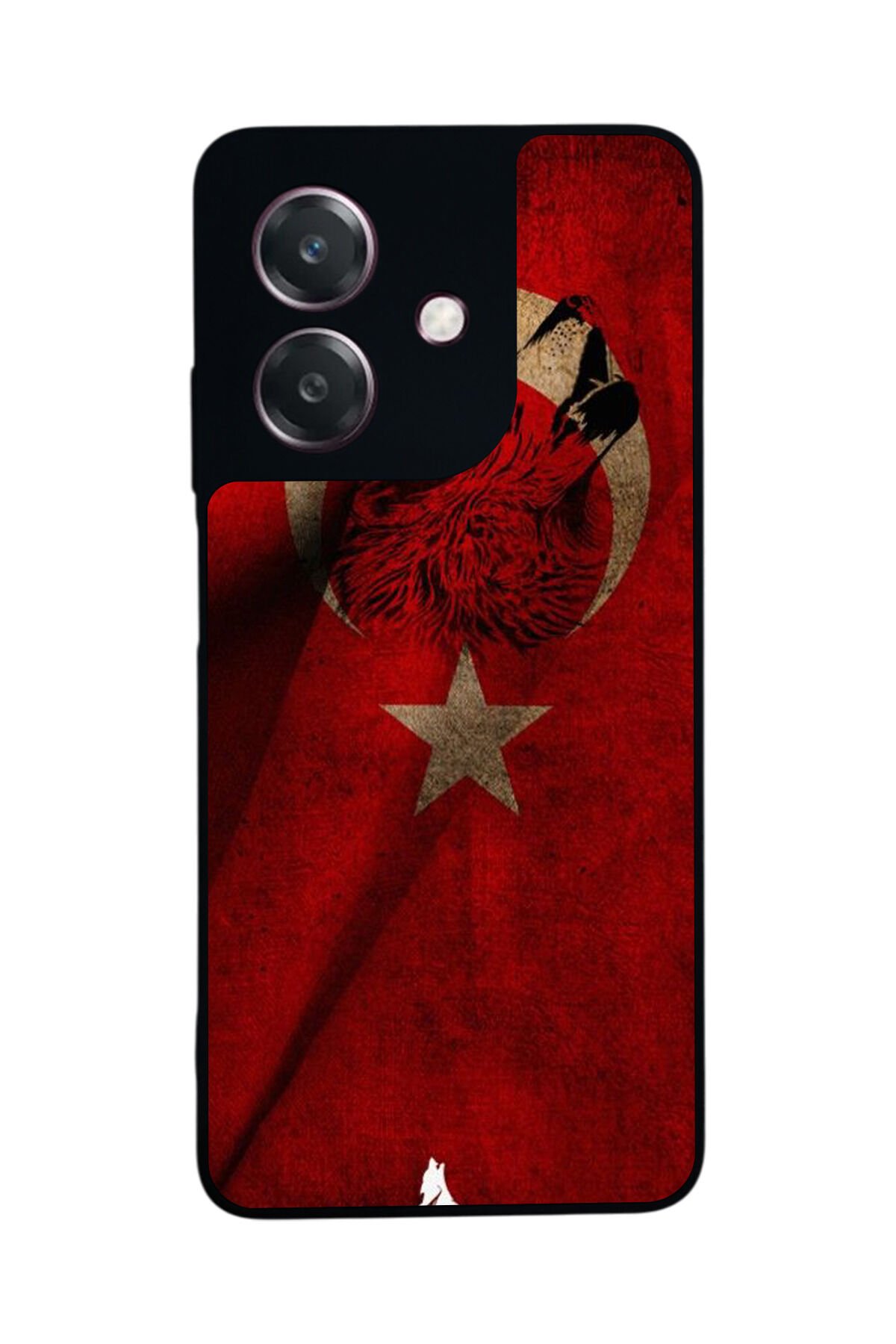 Oppo A3 5G Uyumlu Türk Bayragi Tasarımlı Glossy Premium Kılıf