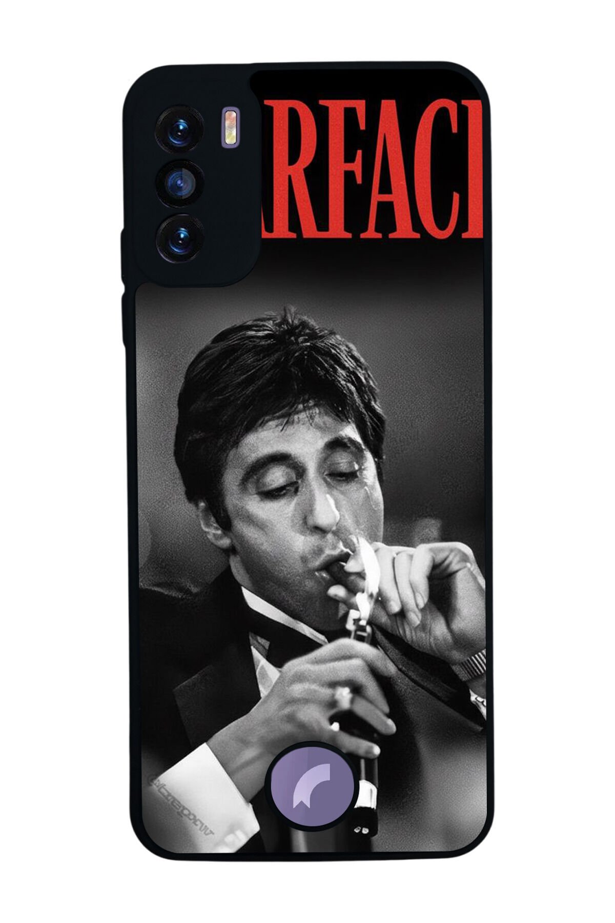 Reeder S19 Max Pro S Uyumlu Scarface Tasarımlı Glossy Premium Kılıf