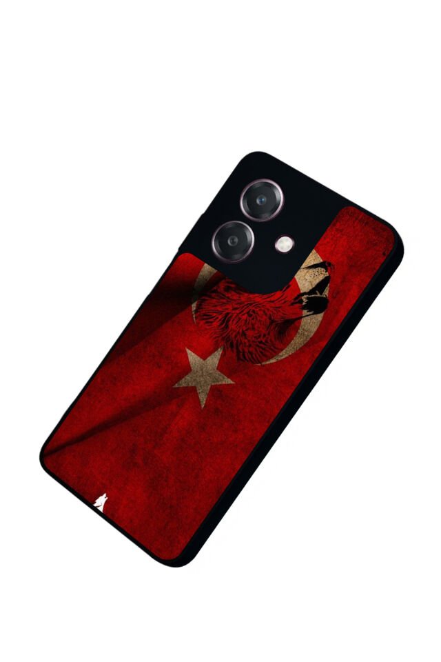 Oppo A3 5G Uyumlu Türk Bayragi Tasarımlı Glossy Premium Kılıf