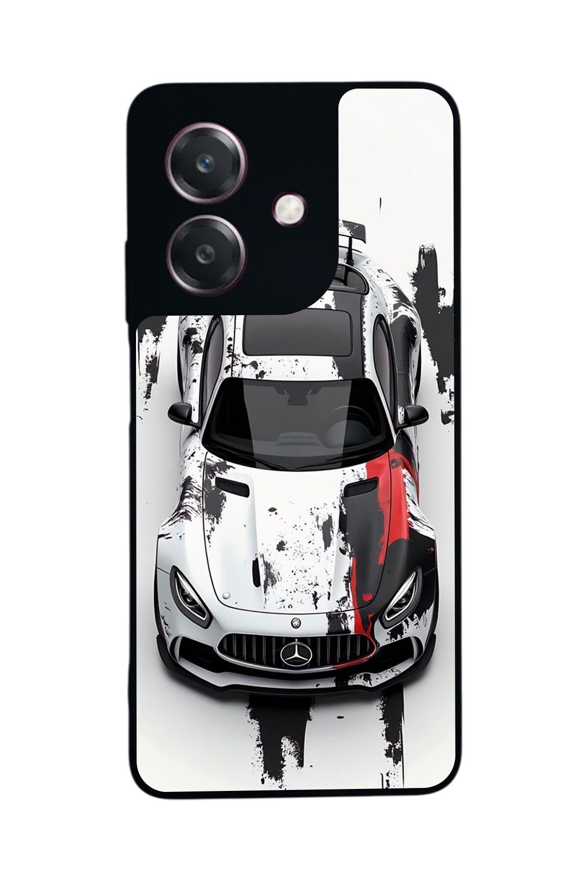 Oppo A3 5G Uyumlu Mercedes Tasarımlı Glossy Premium Kılıf