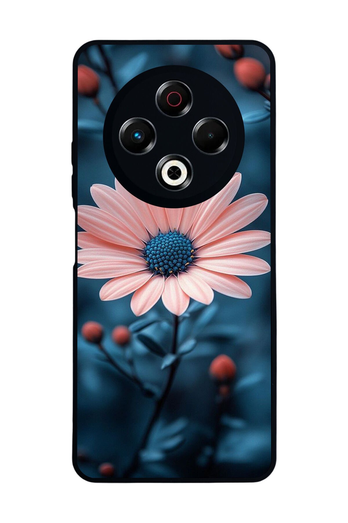 Tecno Spark 30 Uyumlu Cicek Tasarımlı Glossy Premium Kılıf